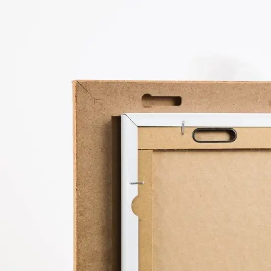 U Brands 14"x14" Square Frameless Cork Board Tile: Wall Mount Bulletin Pinboard with Push Pins, Brown image {4}