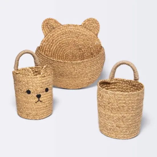 Small Hanging Woven Basket with One Handle - Cloud Island&trade; image {3}