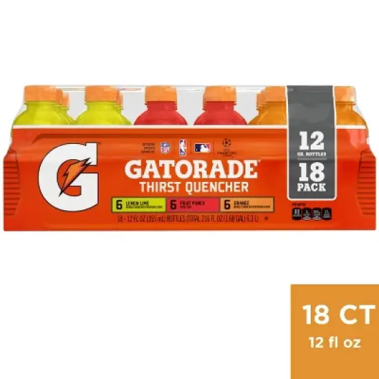 Gatorade Mixed Flavors Sports Drink - 18pk/12 fl oz Bottles image {4}