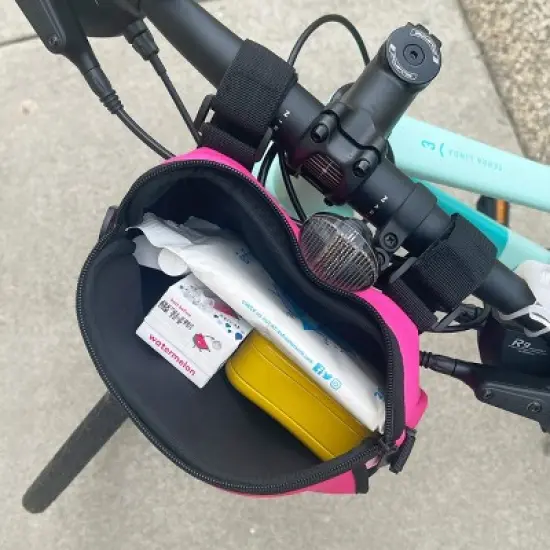 Wrapables Waterproof Bike Bag, Handlebar Cycling Storage Pouch for Tools and Accessories image {8}