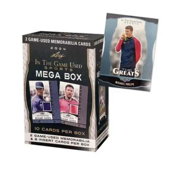2024 Leaf In The Game Used Sports Trading Card Mega Box image {2}