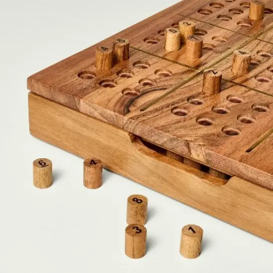 Wood and Brass Sudoku - Hearth & Hand&trade; with Magnolia image {3}