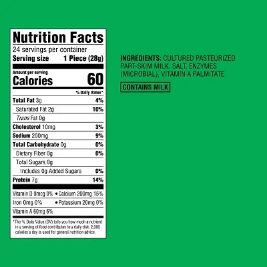 Light Low-Moisture Part-Skim Mozzarella Cheese Sticks - 24oz/24ct - Good & Gather&trade; image {4}