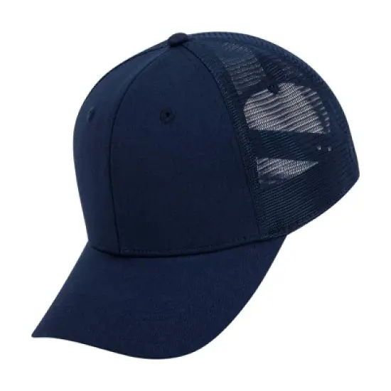 Pro Player Adult Polyester Baseball Hats - Navy image {3}