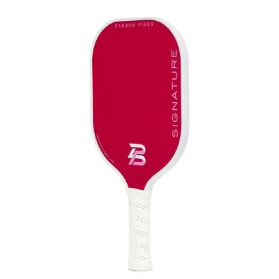PBPRO Signature Carbon Fiber Pickleball Paddle&nbsp;- Pink: Polypropylene Core, 4-1/4" Grip image {12}