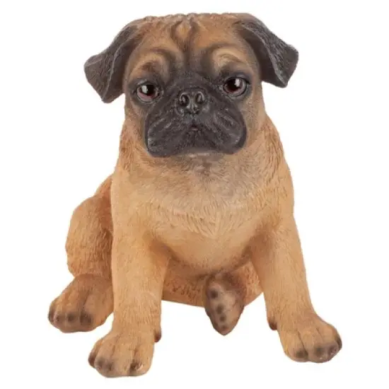 Design Toscano Pug Puppy Partner Collectible Dog Statue image {2}