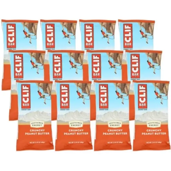 Clif Bar Organic Crunch Peanut Butter - Case of 12/2.4 oz image {5}
