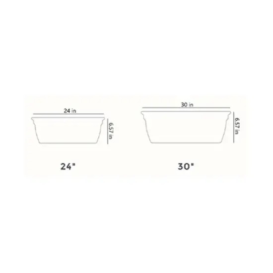 The HC Companies Indoor Outdoor 24 Inch Eclipse Series Window Flower Garden Ornamental Planter Box with Removable Attached Saucer, White (2 Pack) image {2}