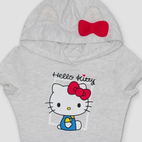 Girls' Hello Kitty Dress - Oatmeal Beige image {1}