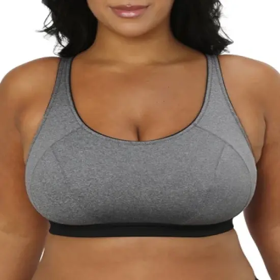 Curvy Couture Women's Medium Impact Wireless Sports Bra image {4}