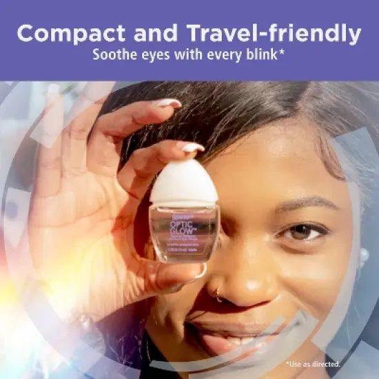 Rohto Optic Glow Redness Reliever, Whitening, Lubricant Eye Drops - 0.4 fl oz image {6}