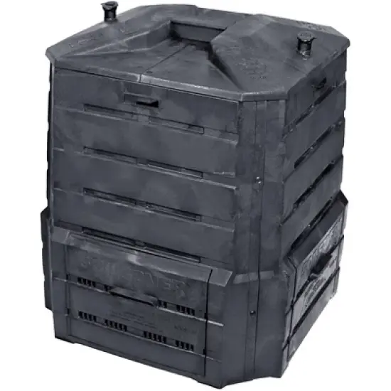 Algreen Products Soil Saver Classic Compost Bin, Black, 94 Gallons image {4}
