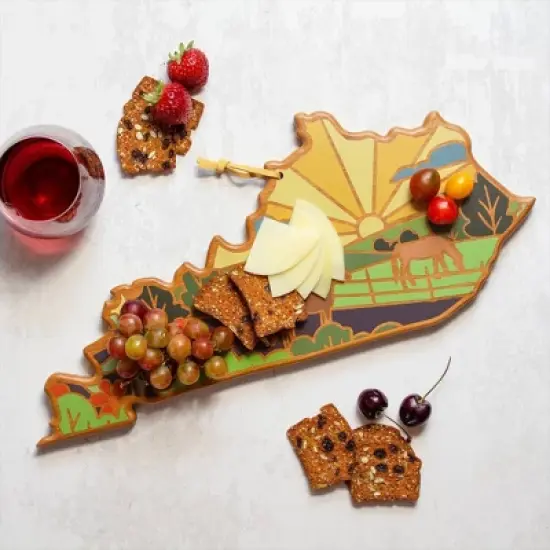Totally Bamboo Kentucky Summer Stokes Cutting Board: Lightweight Bamboo, Multicolored, 18"x8.5", Hand Wash, 1.3 lbs image {1}