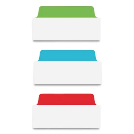 Avery Ultra Tabs Repositionable Tabs, Wide and Slim: 3" x 1.5", 1/3-Cut, Assorted Colors, 24/Pack image {2}