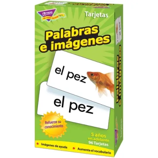 TREND ENTERPRISES INC. Palabras e im�genes (SP) Skill Drill Flash Cards image {3}