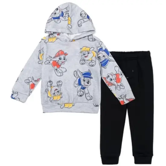 Paw Patrol Rocky Zuma Rubble Fleece Pullover Hoodie and Jogger Pants Outfit Set Toddler image {10}
