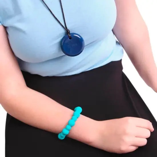 Chewigem Chewable Button Necklace, Camo image {2}