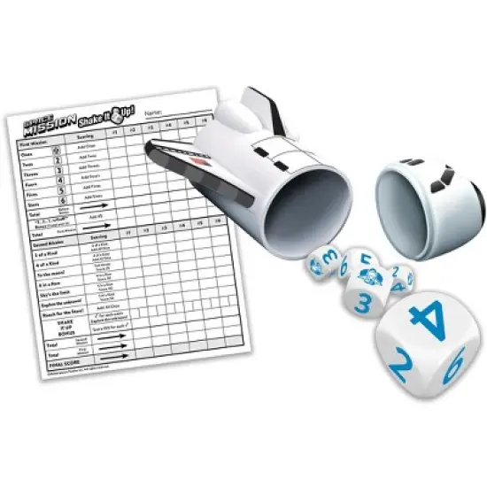 MasterPieces Space Mission Shake It Up Dice Game for Families and Kids Ages 6 and Up image {2}