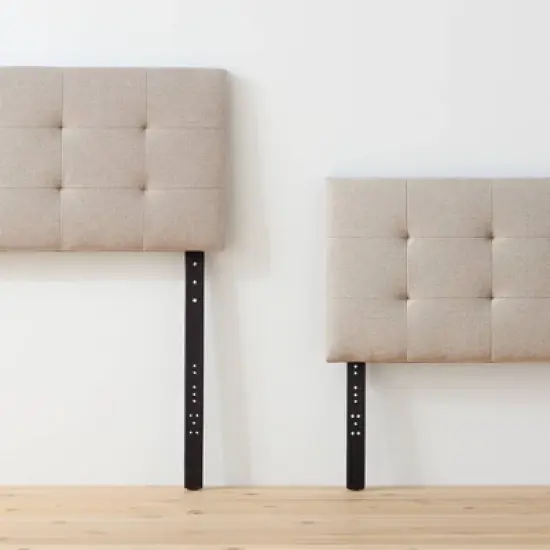 Kaylee Adjustable Upholstered Headboard with Square Tufting - Brookside Home image {4}