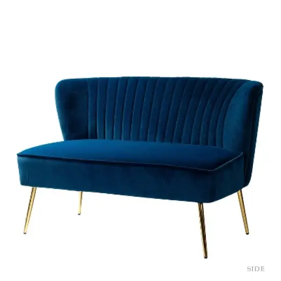 Velvet Nicolas Loveseat Sofa | Karat Home image {12}
