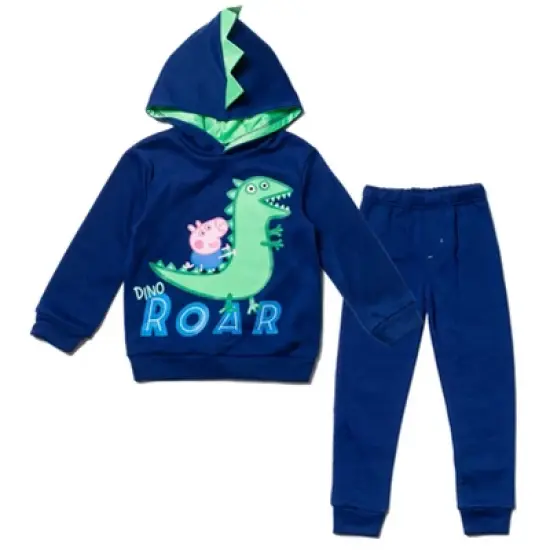 Peppa Pig George Fleece Pullover Hoodie & Jogger Pants Outfit Set Toddler  image {7}