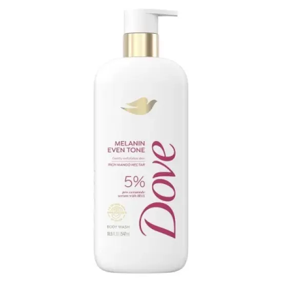 Dove Serum Body Wash - 5% Pro-Ceramide Serum with BHA - Melanin Even Tone - 18.5 fl oz image {10}