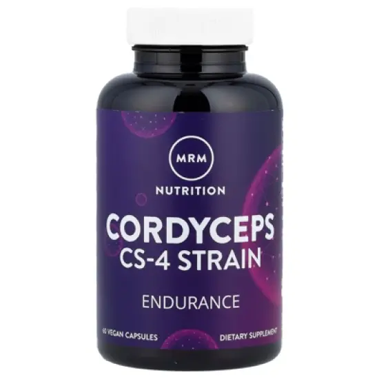 MRM Nutrition Cordyceps CS-4 Strain, 60 Vegan Capsules (750 mg per Capsule) image {4}
