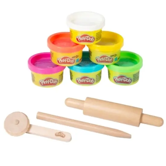 Play-Doh Creative Seating Set: Table, Chair, 6 Colors, 3D Mat, Tools, Kids 3+ image {7}