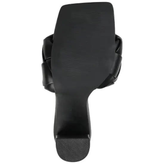 Journee Collection Womens Maysie Tru Comfort Foam Open Square Toe Block Heel Sandals image {4}