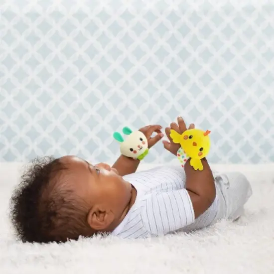 Infantino Go Gaga! Springtime Easter Wrist Rattles image {1}