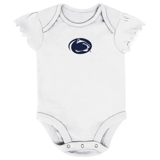 NCAA Penn State Nittany Lions Infant Girls' 3pk Bodysuit Set image {2}