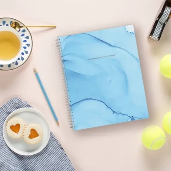 Blue Sky 2024 Planner 8.5"x11" Weekly/Monthly Frosted Cover Whitney Cool image {1}