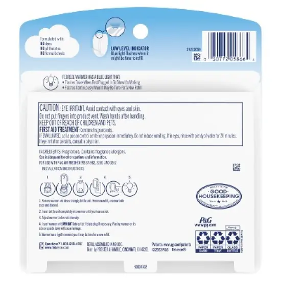 Febreze Downy Infusions Calm Plug Dual Air Freshener Refill - Lavender & Vanilla Bean - 1.75 fl oz/2pk image {12}