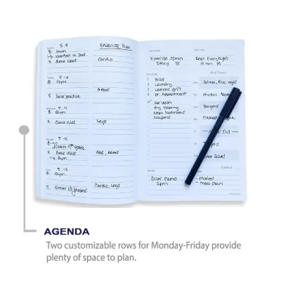 Kahootie Co. Kahootie Co Mom&rsquo;s Weekly Planner 6" x 9" Navy (ITKMN) image {1}