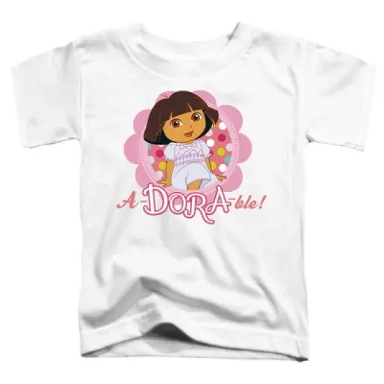 Toddler Boys' Dora the Explorer Adorable! T-Shirt White image {1}