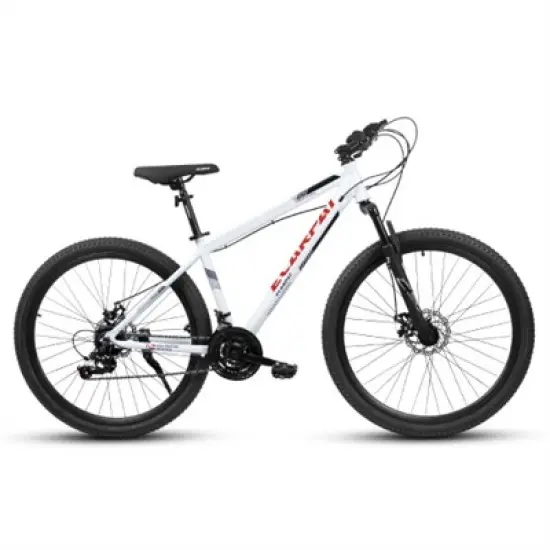VASIP 27 Inch Mountain Bike 21 Speed, Suspension Fork, Aluminum Frame Disc Brake, Mountain biking for both men and women, White image {7}
