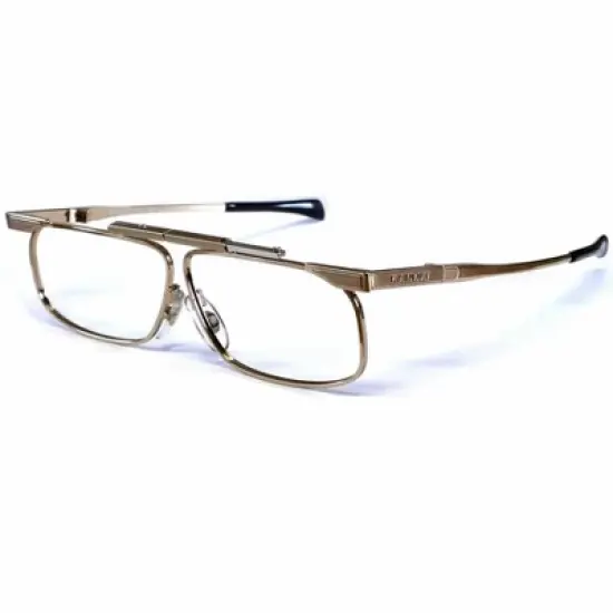 Kanda Slimfold 003 Designer Metal Reading Glasses in Brown +2.00 127mm Frame/47mm Lens Width image {3}