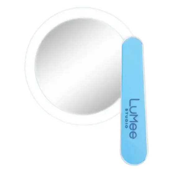 LuMee Studio Compact LightUp Hand Mirror - Iridescent image {6}