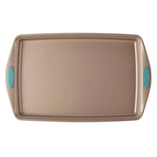 Rachael Ray Cucina Nonstick 11"x17" Cookie Pan Agave Blue: Steel Baking Sheet, Oven-Safe, Dishwasher-Safe image {6}
