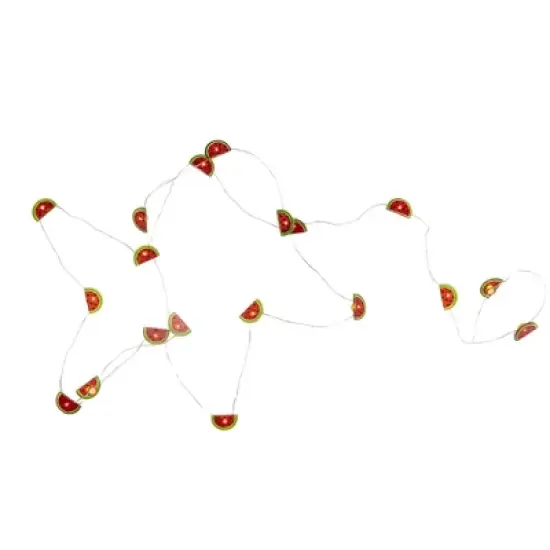 Northlight LED Watermelon Fairy Lights - Warm White - 2.75' Silver Wire - 10ct image {3}