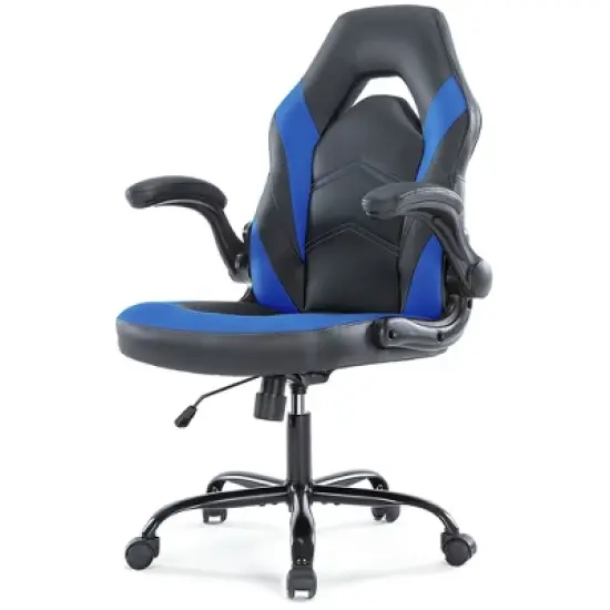 JIONJOY Ultimate Gaming Chair: Ergonomic, PU Leather, Executive Desk Chair with Flip-up Armrests image {2}