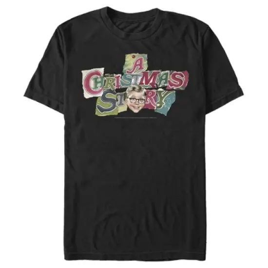 Men's A Christmas Story Ralphie Festive Logo T-Shirt image {2}
