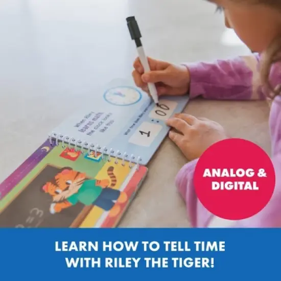 Educational Insights Time to Learn Telling Time Activity Set: Teaching Aid for Preschool & Elementary Grades image {2}