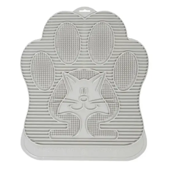 Omega Paw Elite Roll 'N Clean Self Cleaning Large-Sized Cat Litter Box with Sifting Grill and Paw Shaped Floor Protecting Non-Slip Mat image {2}
