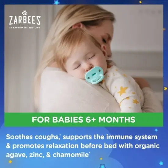 Zarbee's Baby Cough Syrup and Immune with Agave Night Time - 2oz image {4}