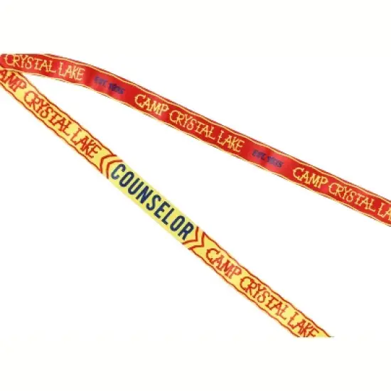 Friday The 13th Camp Crystal Lake Counselor Lanyard Clear ID Badge Holder image {2}