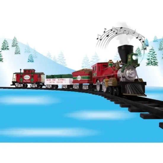 Lionel North Pole Central RTP Set with Bluetooth: Battery Operated Plastic Train Playset, 37 Pieces image {23}