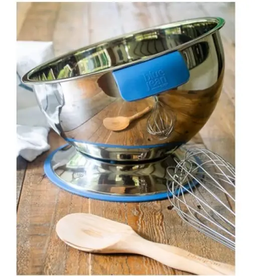 Blue Jean Chef 160oz Stainless Steel Pivoting Mixing Bowl Refurbished image {3}