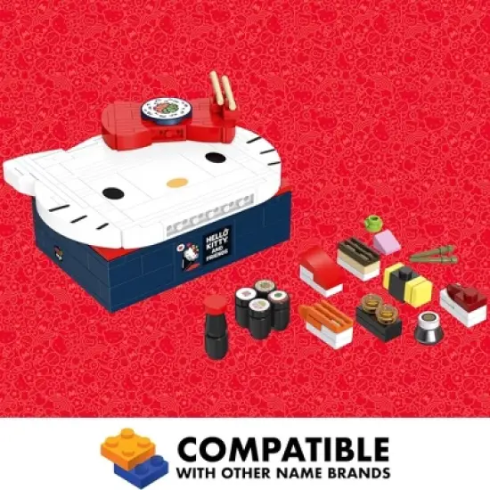Brickcraft Sanrio Hello Kitty Bento Box 191 Piece Brick Building Set image {5}