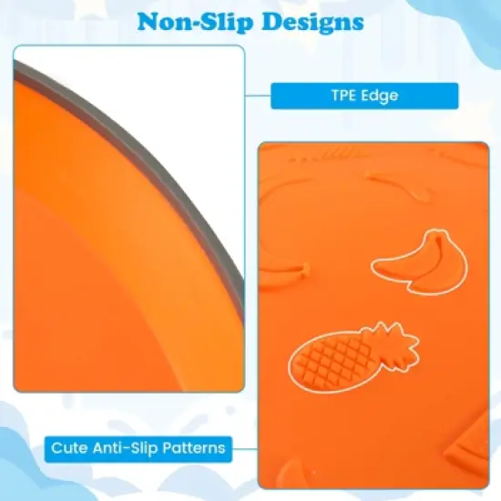 Costway 5 Pcs Kids Stepping Stones w/ Non-Slip Edge Sensory Toy for Indoor/Outdoor Play image {7}